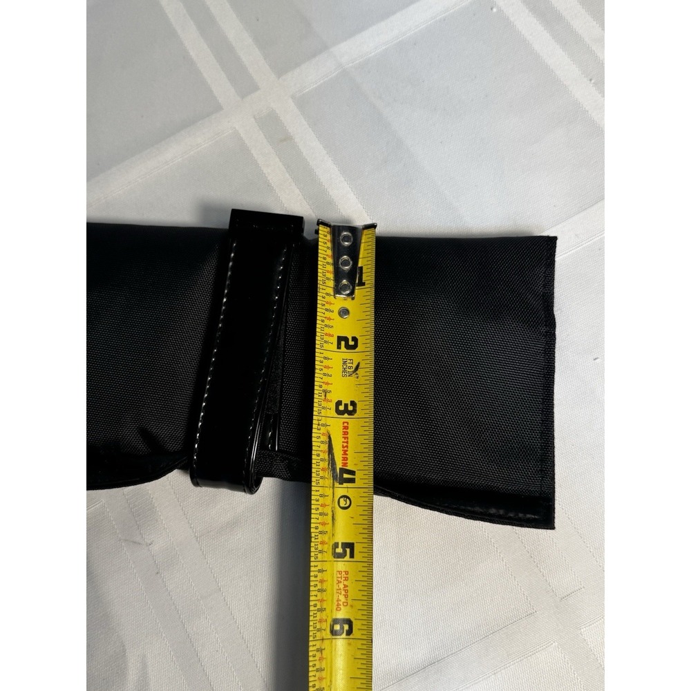MAC Brush Roll Bag - Rolled Cosmetic Brushes Holder New Black - Picture 13 of 14